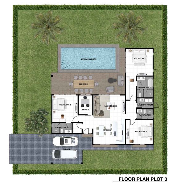 Masterplan and layout of The Clouds II Hua Hin Pool Villas for sale